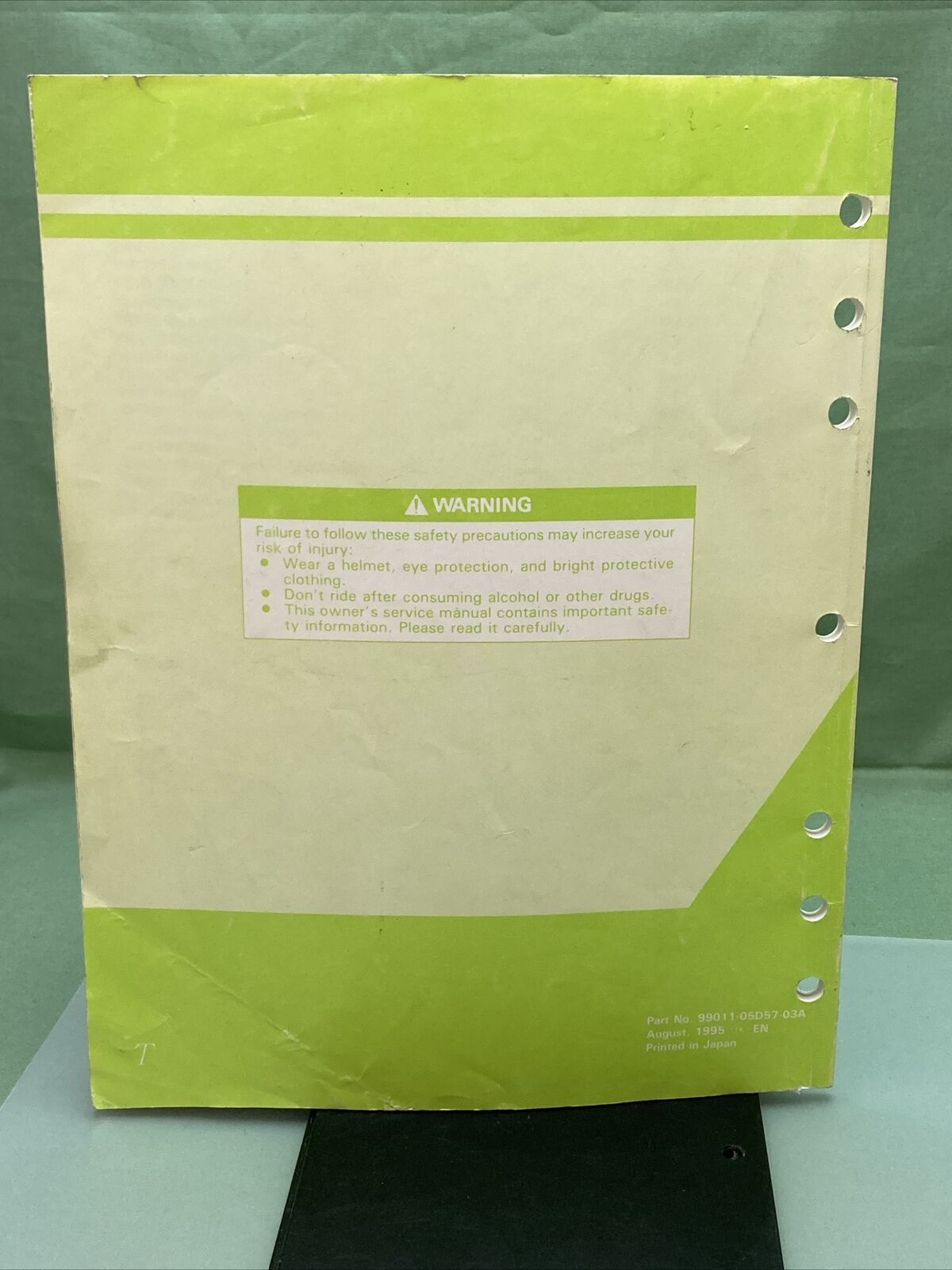 GENUINE SUZUKI 99011-05D57-03A OWNER'S SERVICE MANUAL RMX250