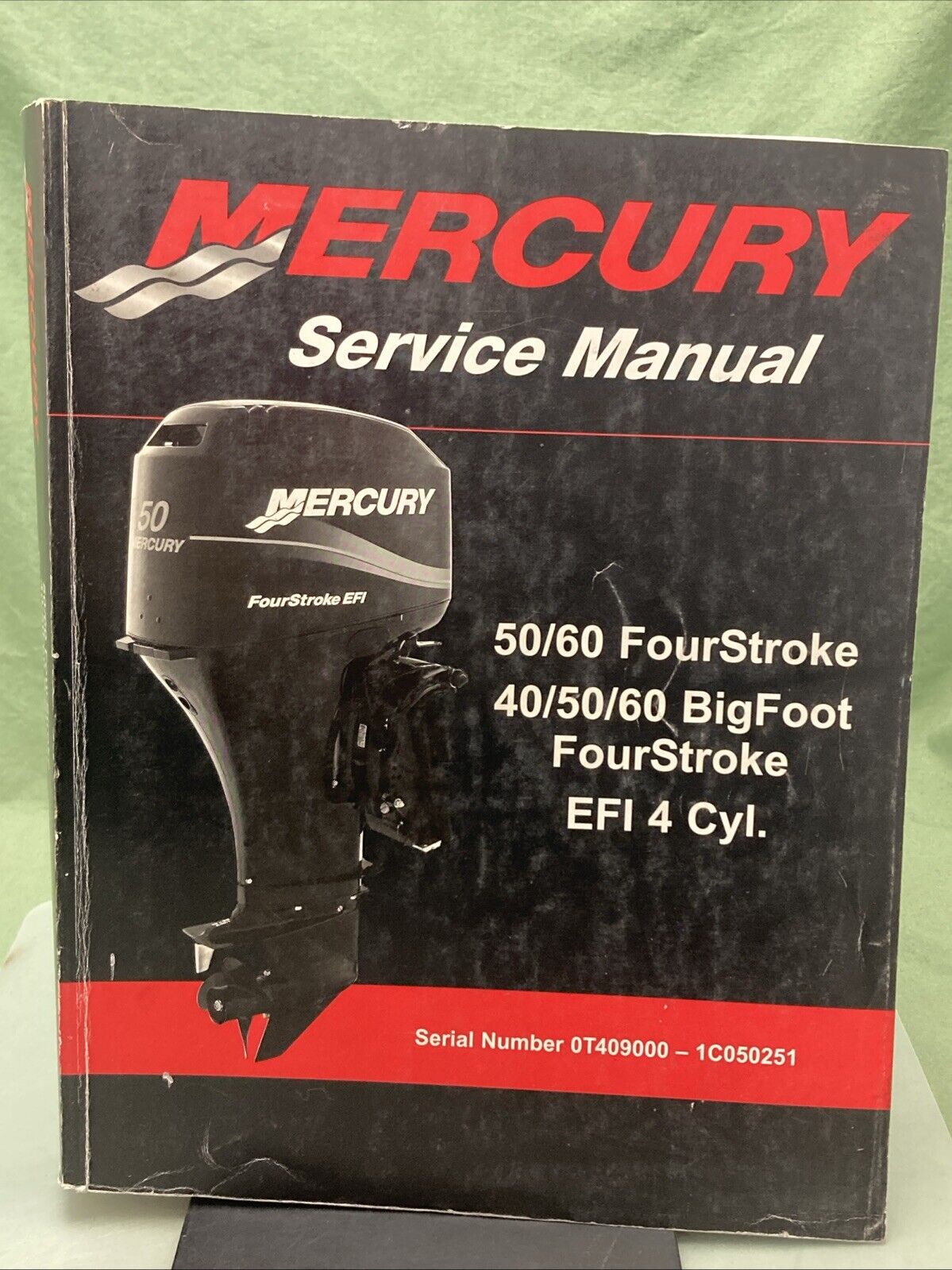 GENUINE MERCURY 90-883065R02 50/60 FOURSTROKE, 40/50/60 BIGFOOT SERVICE MANUAL