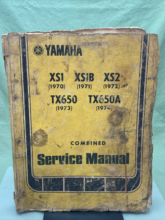 GENUINE YAMAHA LIT-11613-06-01 COMBINED SERVICE MANUAL