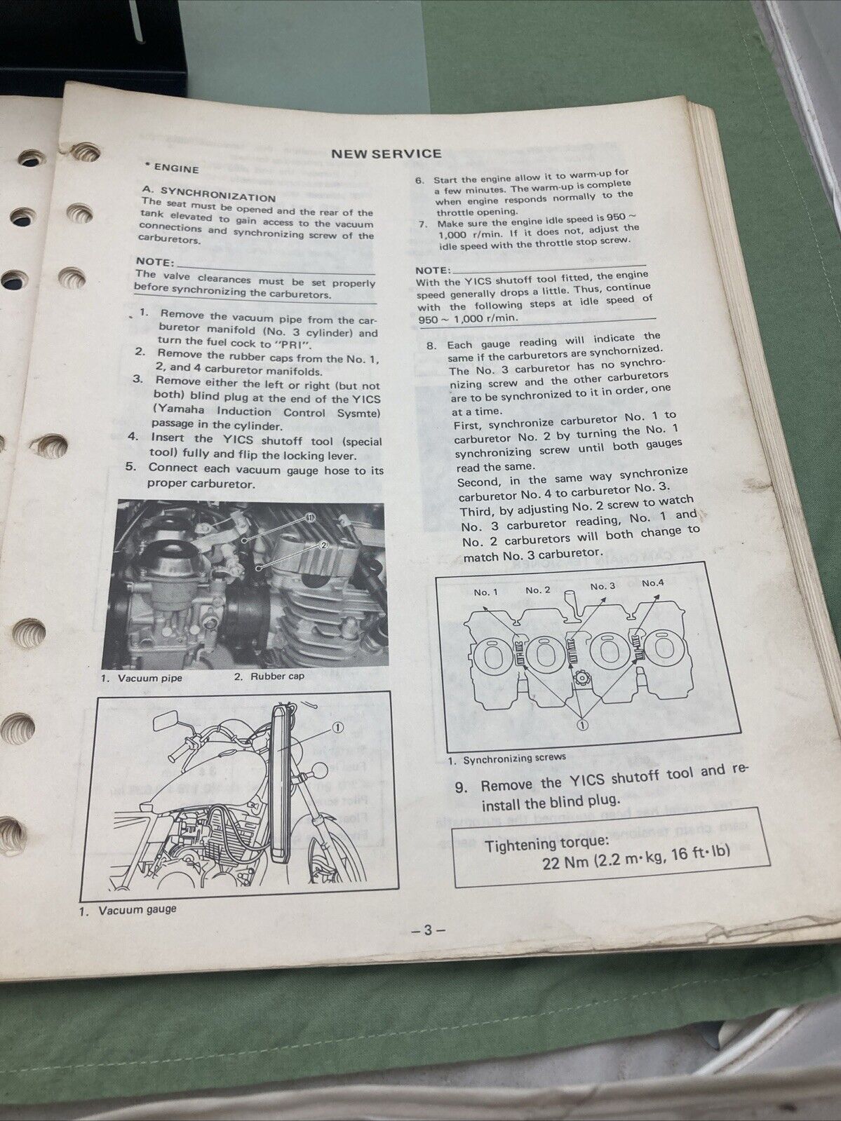 YAMAHA LIT-11666-03-40 XJ750RK SUPPLELMENTARY ASSEMBLY MANUAL 5G2-28107-11