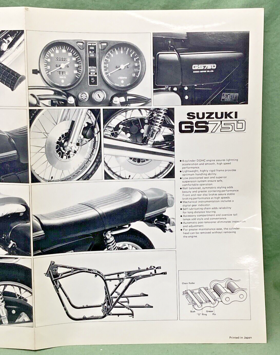 SUZUKI 99999-A2077- 001 GS750/GS400 MARKETING MATERIALS