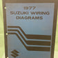 GENUINE SUZUKI WIRING DIAGRAMS 1977