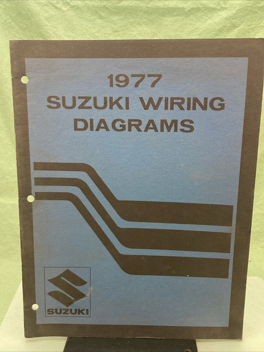 GENUINE SUZUKI WIRING DIAGRAMS 1977