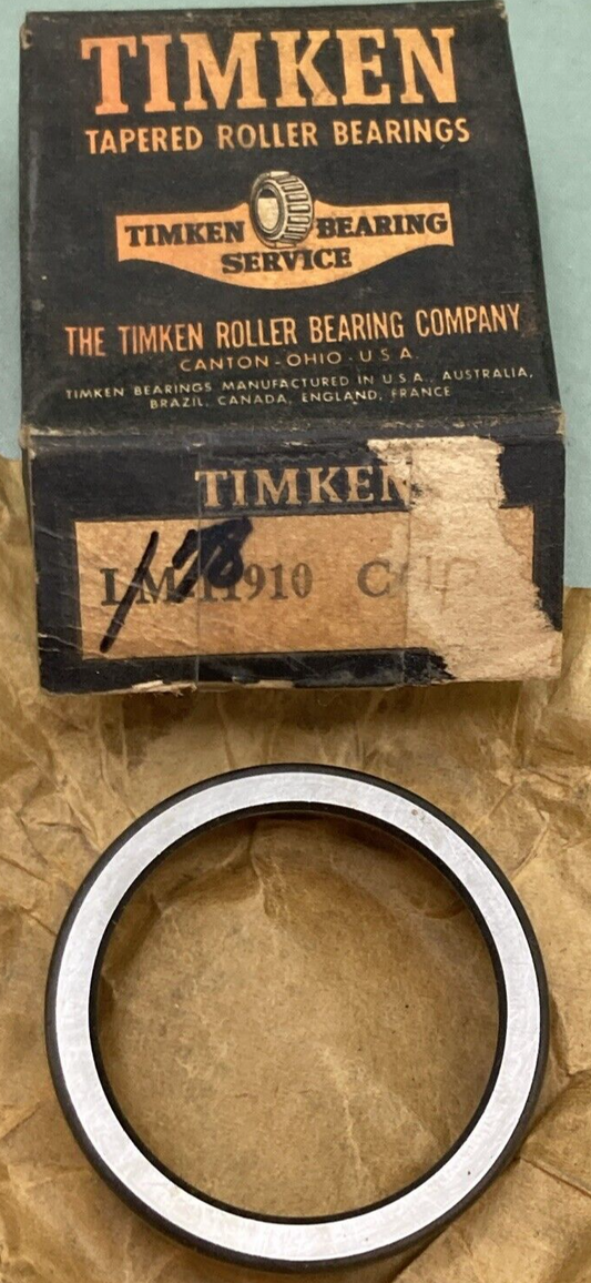 NEW GENUINE TIMKEN LM11910 Tapered Roller Bearing Outer Ring Cup