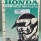 GENUINE HONDA 61GW800 Z50R SERVICE MANUAL '88