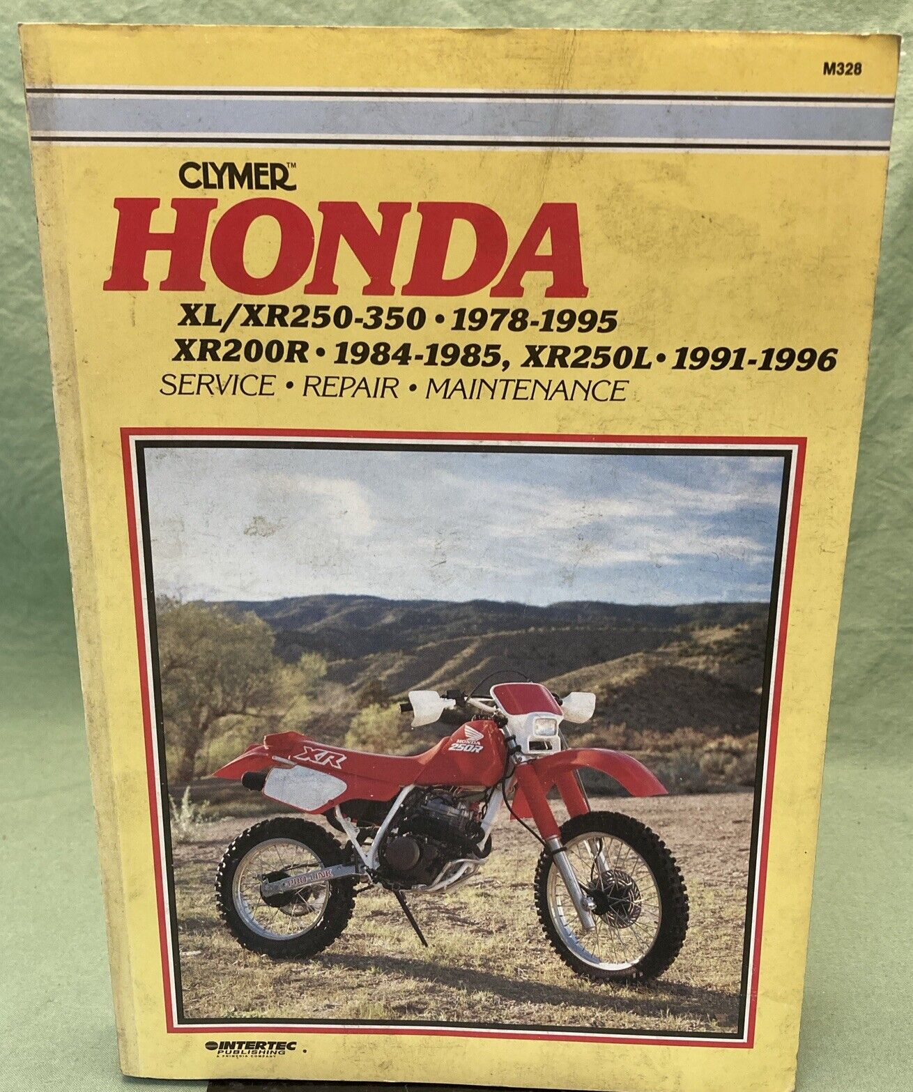 CLYMER HONDA M328 XL/XR250-350 XR200R XR250L SERVICE MANUAL 78-95 84-85 91-96