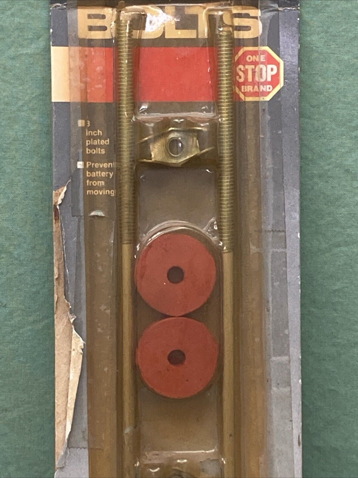 NEW J STYLE 69813 BATTERY HOLD-DOWN BOLTS