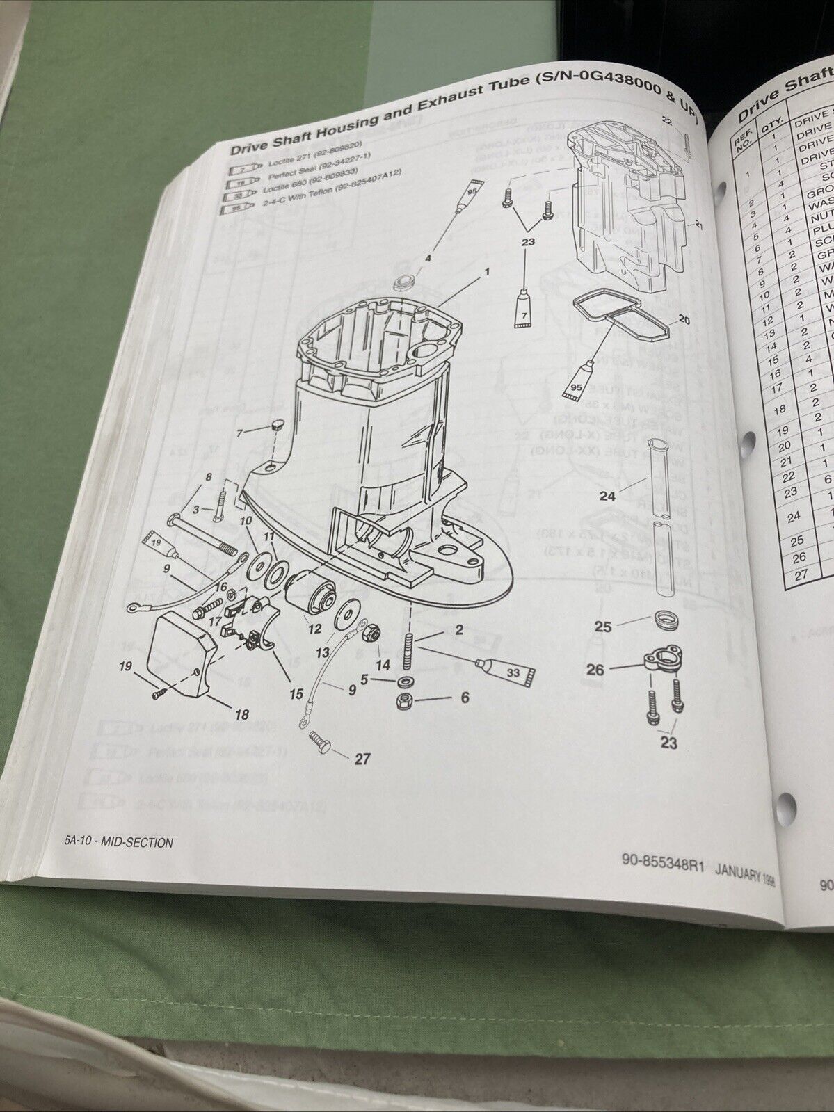 GENUINE MERCURY 90-855348R1 200/250 OPTIMAX DIRECT FUEL INJECTION SERVICE MANUAL