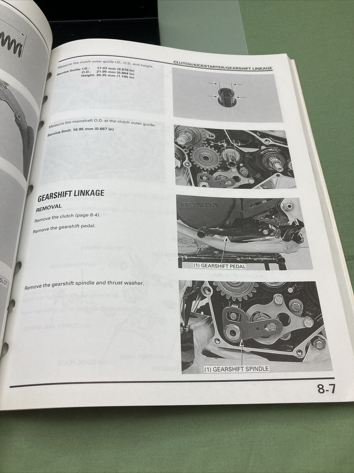 GENUINE HONDA 61GBF03 CR80R/CR80RB SERVICE MANUAL '95-'98