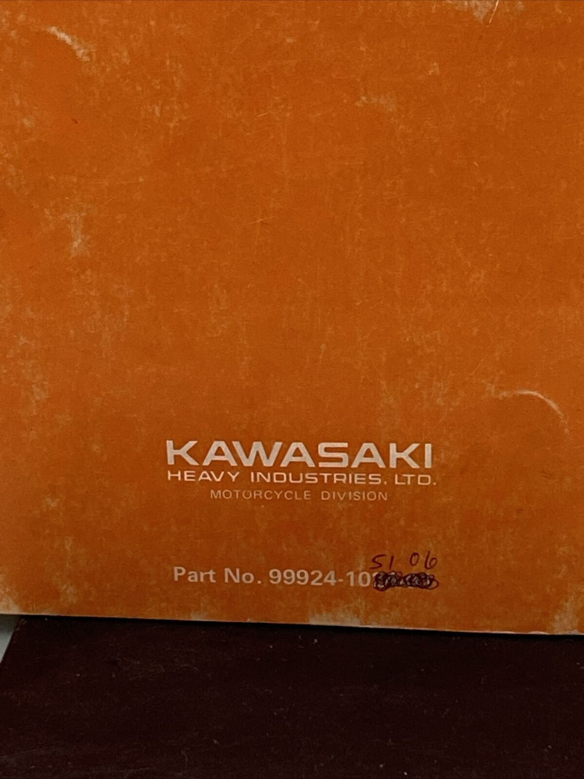 GENUINE KAWASAKI 99924-1024-01 SERVICE MANUAL KL250