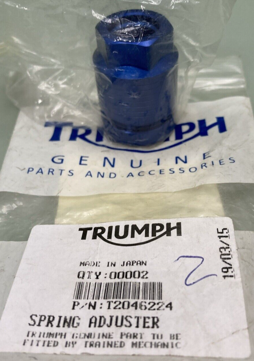 NEW GENUINE TRIUMPH T2046224 Spring Adjuster