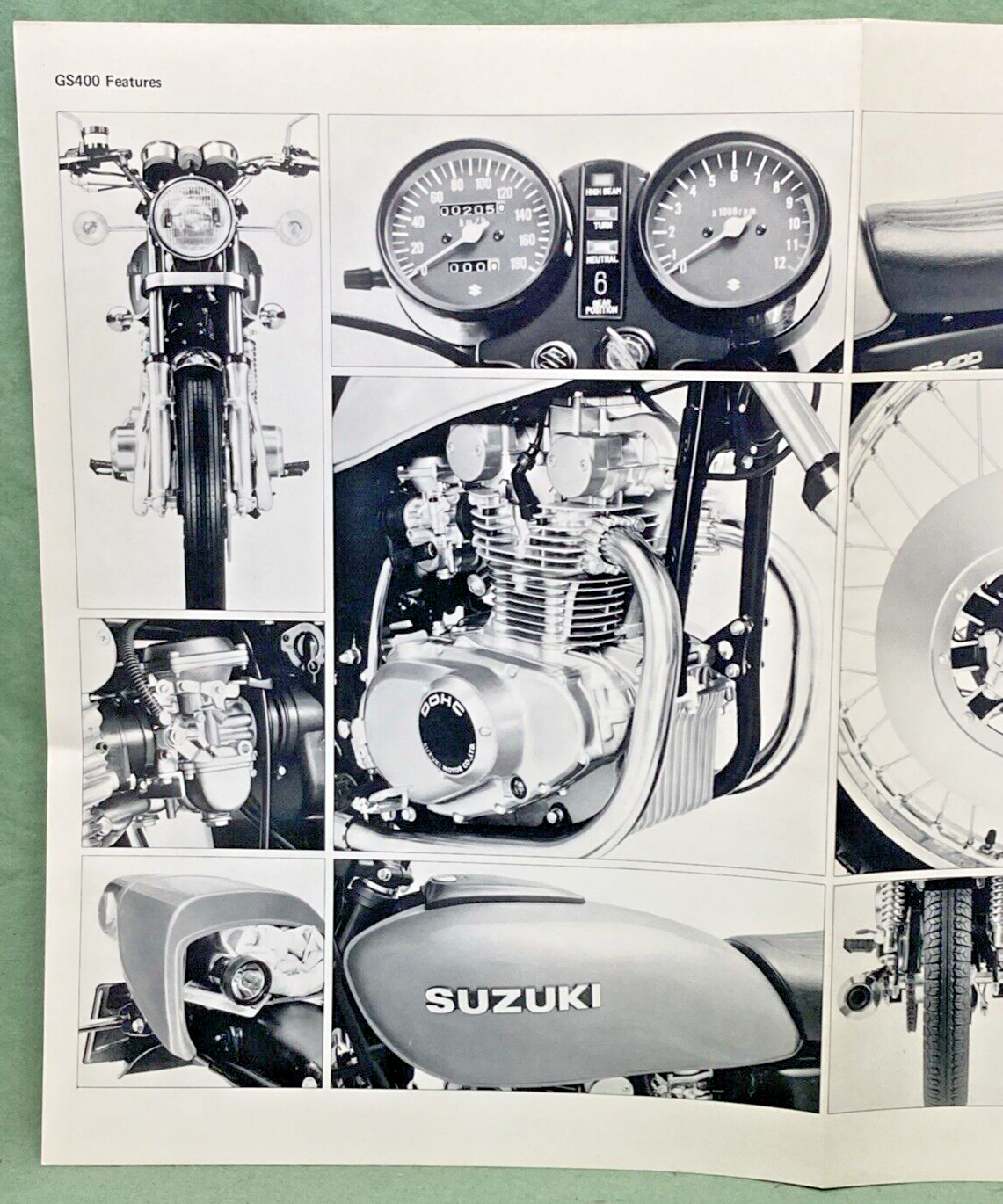 SUZUKI 99999-A2077- 001 GS750/GS400 MARKETING MATERIALS