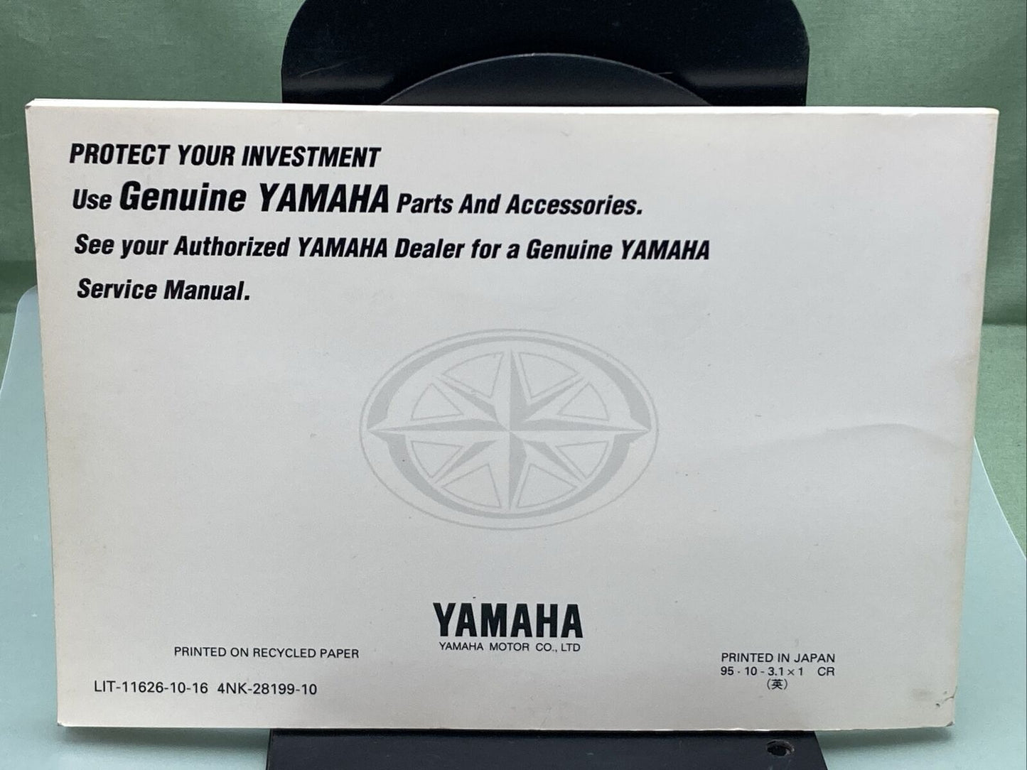 GENUINE YAMAHA LIT116261016 ROYAL STAR XVZ13A/13 AT OWNER'S MANUAL