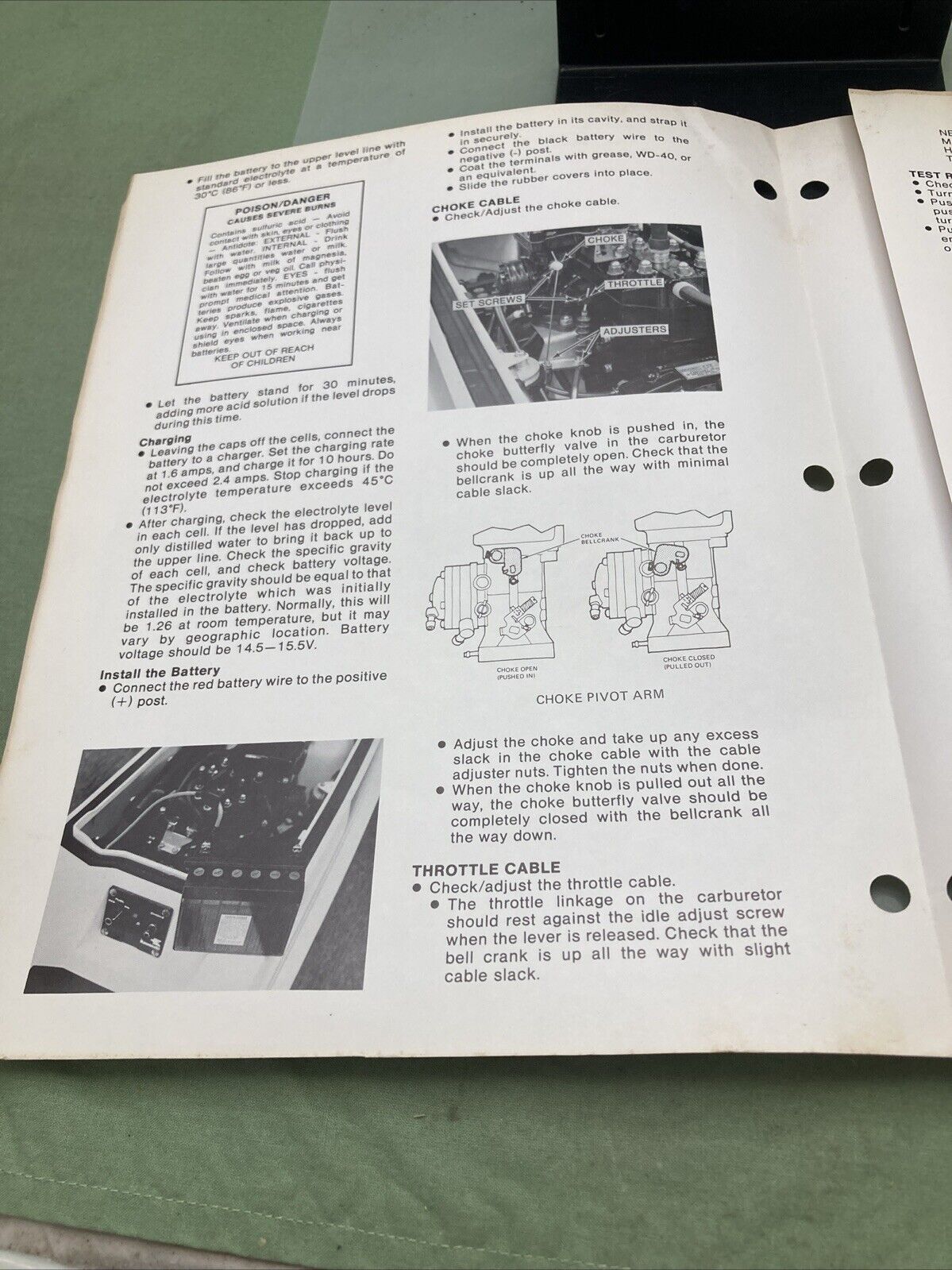 GENUINE KAWASAKI 99964-0026-01 JS440-A2 JET SKI PREPARATION MANUAL 1978