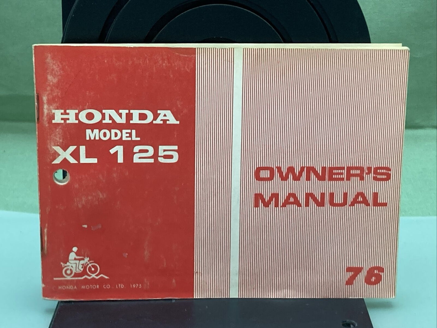 GENUINE HONDA 3138201 XL125 OWNER'S MANUAL '76