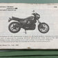 GENUINE HONDA 31MJ1620 CB700SC NIGHTHAWK OWNER'S MANUAL '86