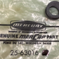 QTY 3 NEW GENUINE MERCURY 25-63016 GROMMET, POPPET VALVE