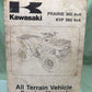 GENUINE KAWASAKI 99924-1285-07 PRAIRIE/KVF 360 4X4 SERVICE MANUAL 2003-2008