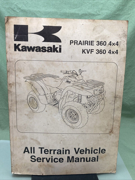 GENUINE KAWASAKI 99924-1285-07 PRAIRIE/KVF 360 4X4 SERVICE MANUAL 2003-2008