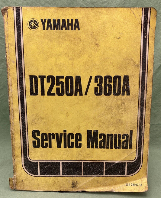 YAMAHA LIT-11614-50-00 DT250A/360A SERVICE MANUAL 450-28197-10