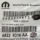 NEW GENUINE MOPAR 68229316AA Windshield Washer Nozzle 2017-2025 Chrysler