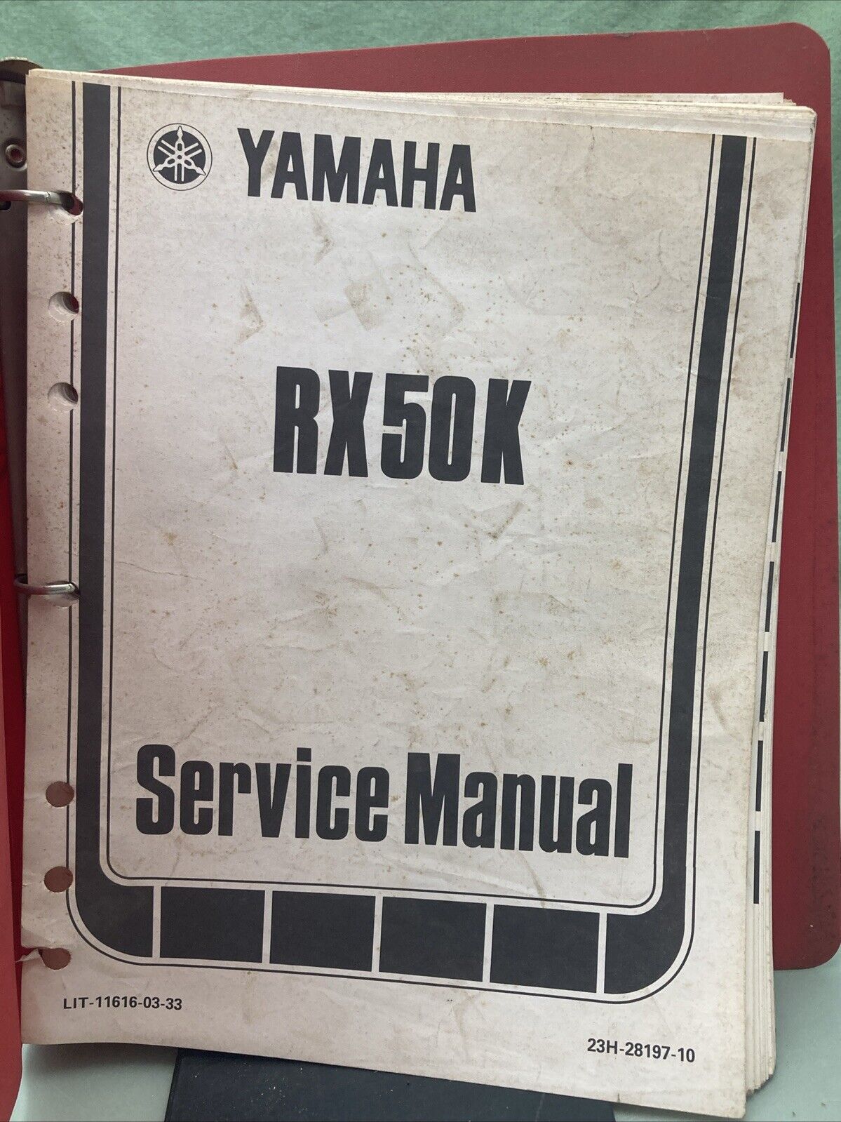 YAMAHA LIT-11616-03-33 RX50K SERVICE MANUAL 23H-28197-10