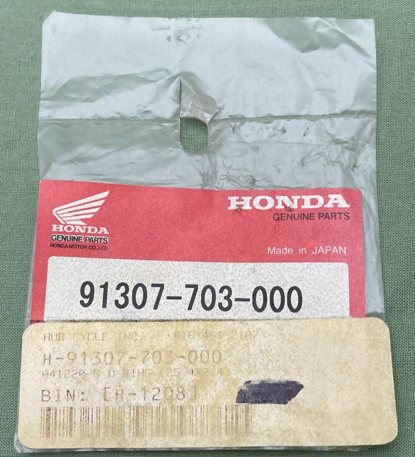 QTY 3 NEW GENUINE HONDA 91307-703-000 CYLINDER BLOCK O-RING (25.4X2.4)