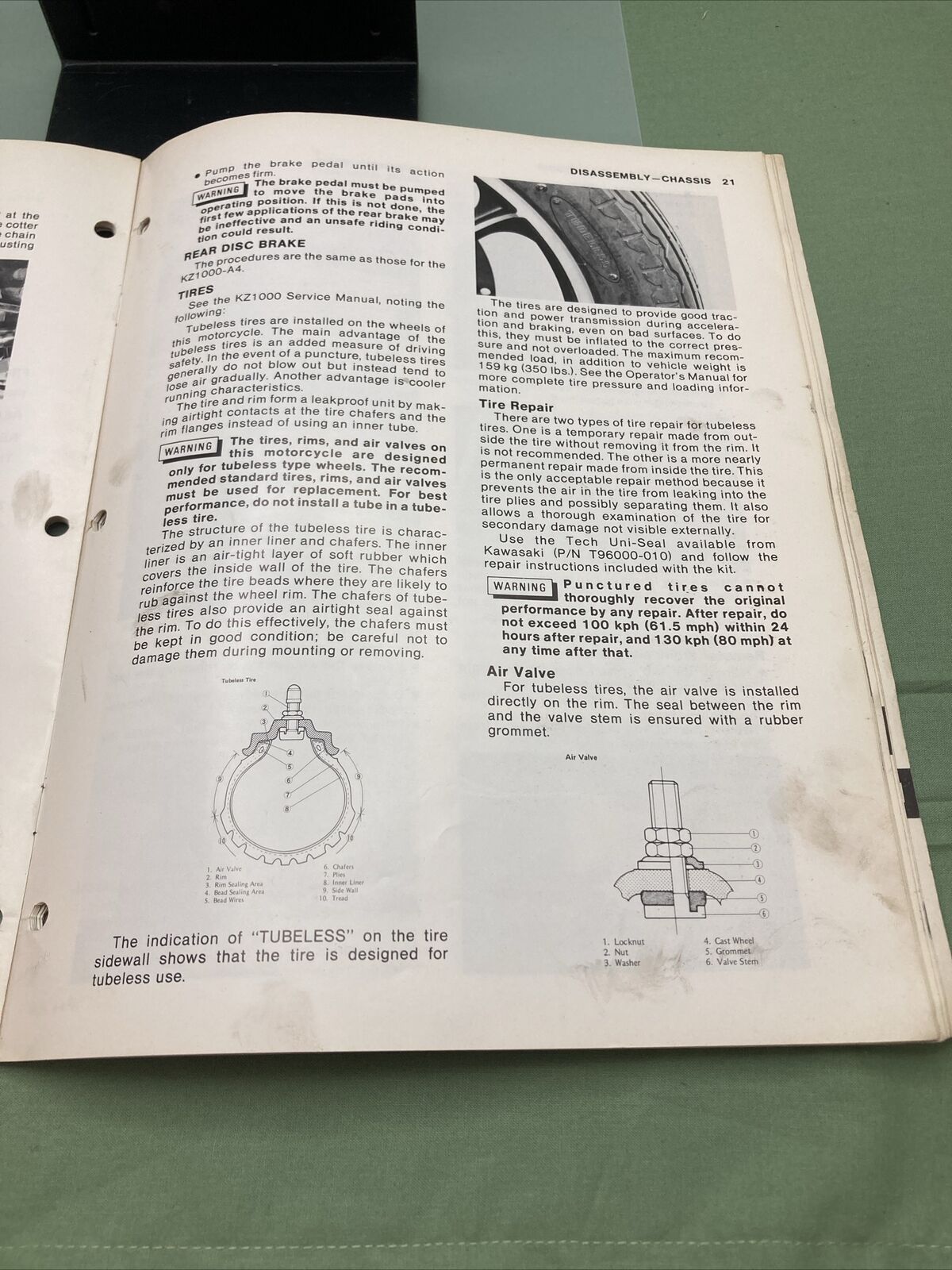 GENUINE KAWASAKI 99924-1006-03 KZ1000-C3 POLICE SERVICE MANUAL SUPPLEMENT