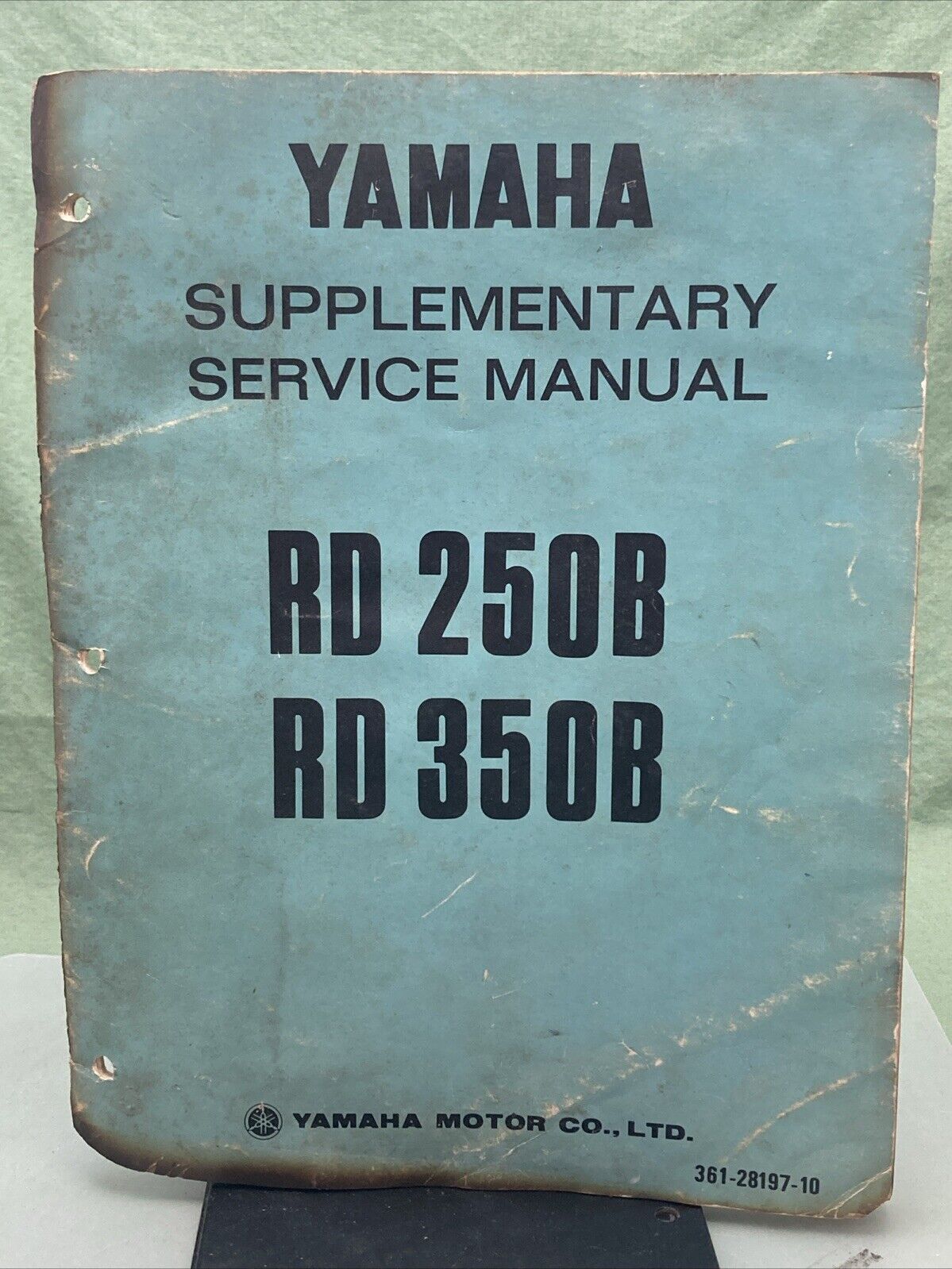 YAMAHA LIT-11613-61-00 RD250B RD350B SUPPLEMENTARY SERVICE MANUAL 361-28197-10