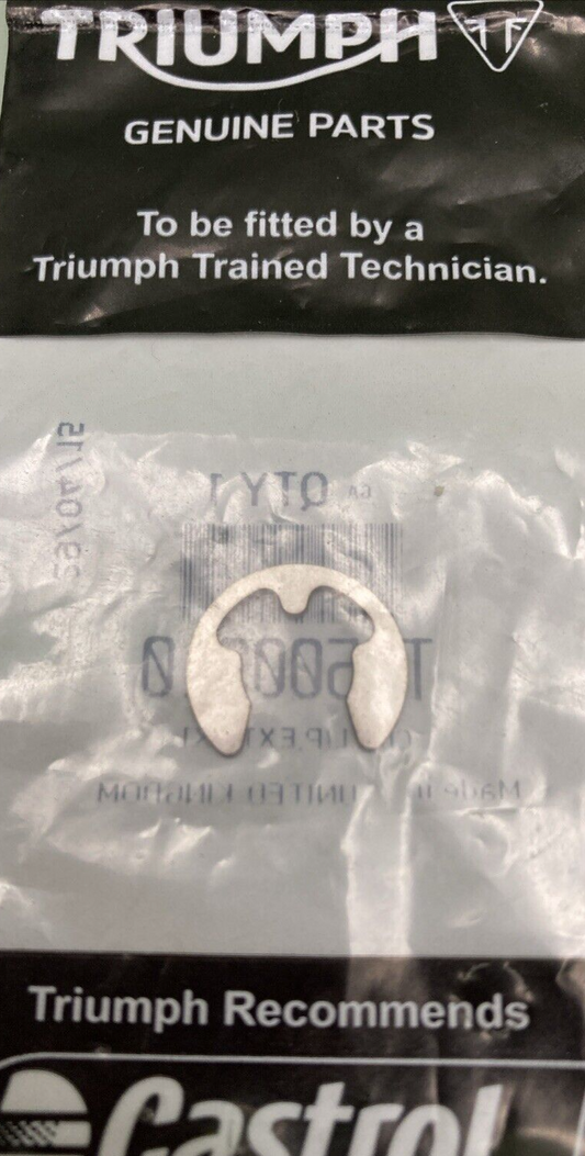 NEW GENUINE TRIUMPH T3500210 Circlip, Ext, 8X1