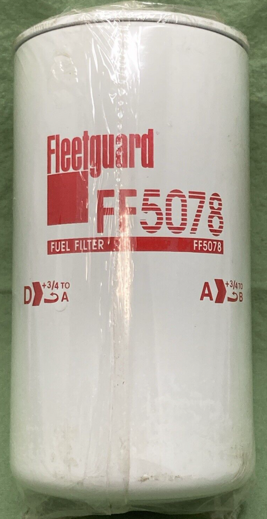 NEW GENUINE FLEETGUARD FF5078 OIL FILTER Spin-On 7.14" Height INTERNATIONAL