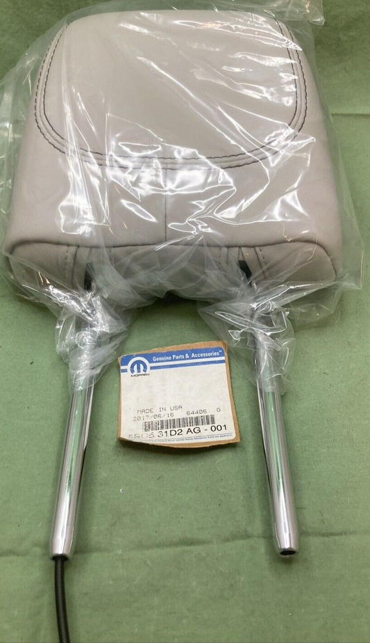 NEW GENUINE MOPAR 5SC531D2AG HEADREST 2ND ROW LEFT FITS 2017-2018 Chrysler