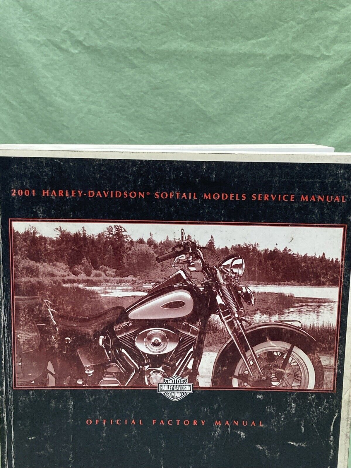 HARLEY DAVIDSON 99482-01 SOFTAIL MODELS 2001 OFFICAL FACTORY SERVICE MANUAL