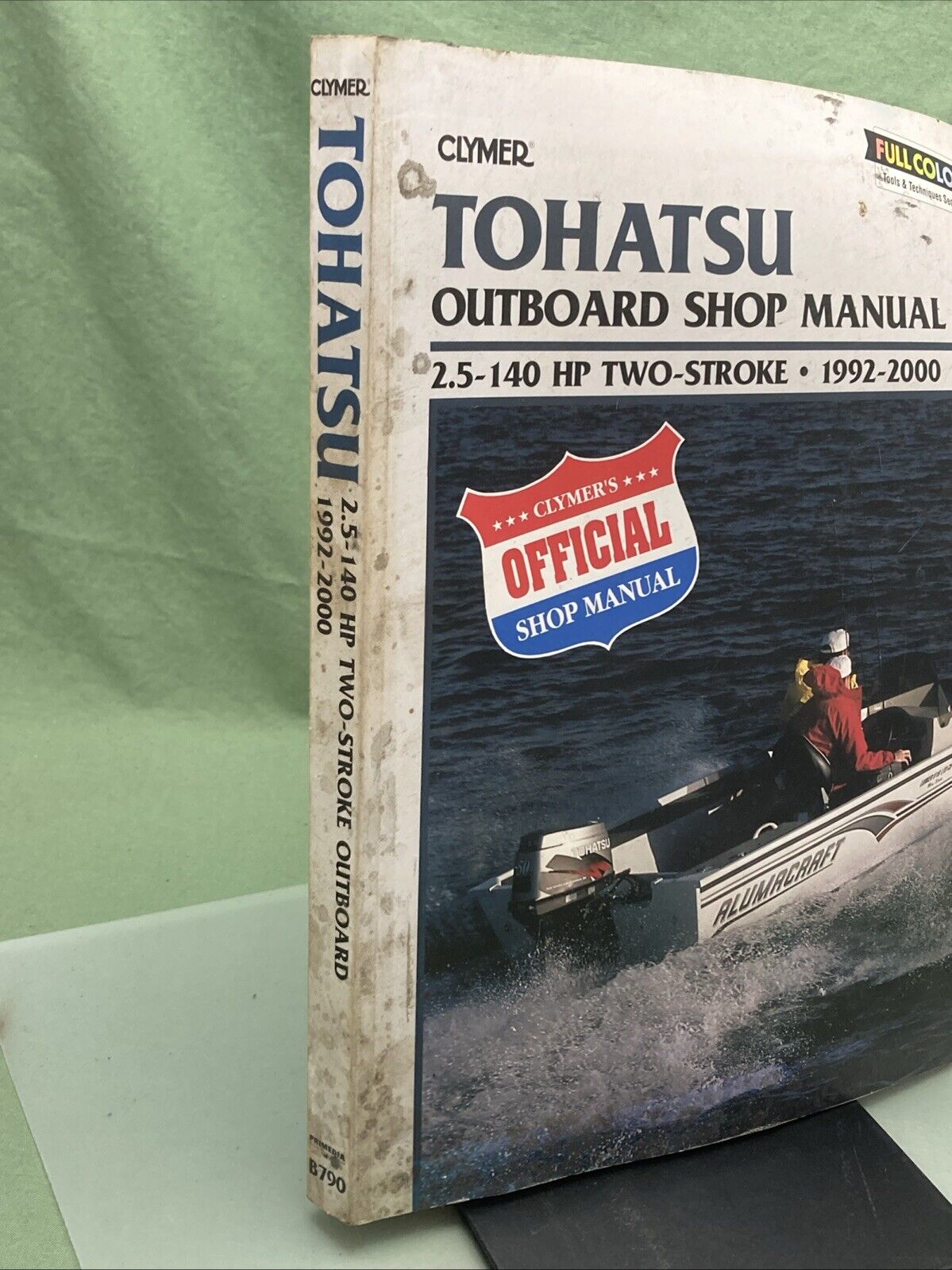 GENUINE CLYMER B790 TOHATSU OUTBOARD 2.5-140 HP TWO-STROKE 1992-2000 SHOP MANUAL