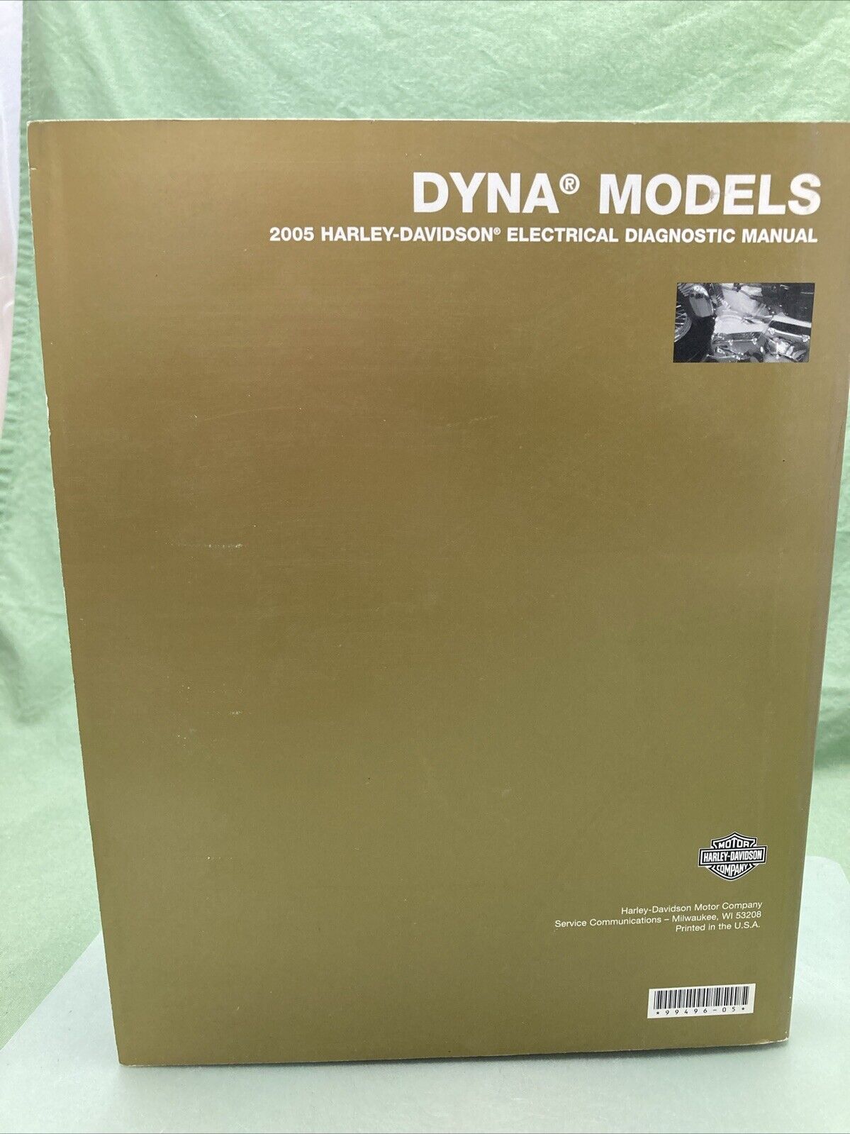 HARLEY DAVIDSON 99496-05 DYNA MODELS 2005 ELECTRICAL DIAGNOSTIC MANUAL