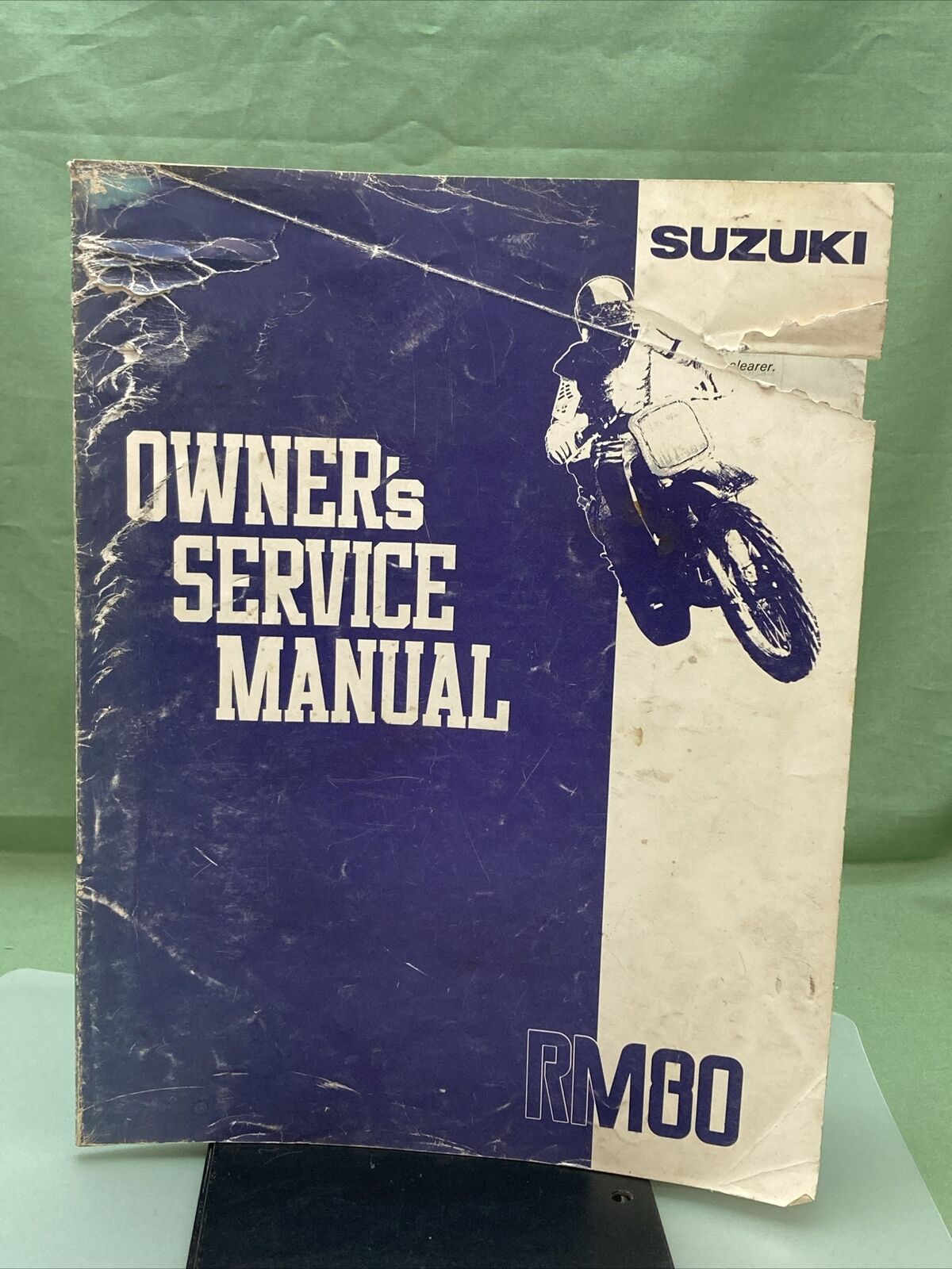 GENUINE SUZUKI 99011-02B25-03A OWNER'S SERVICE MANUAL RM80