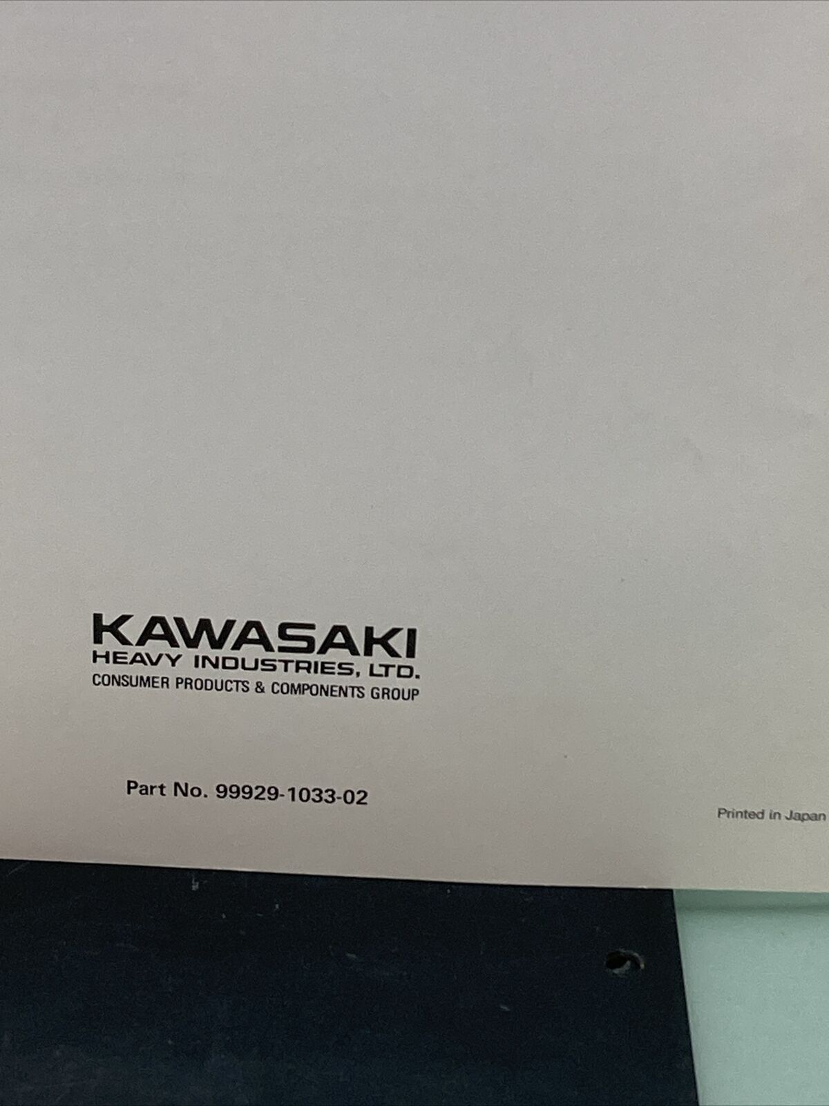 GENUINE KAWASAKI 99929-1033-02 JET SKI WATERCRAFT TRAINING MANUAL