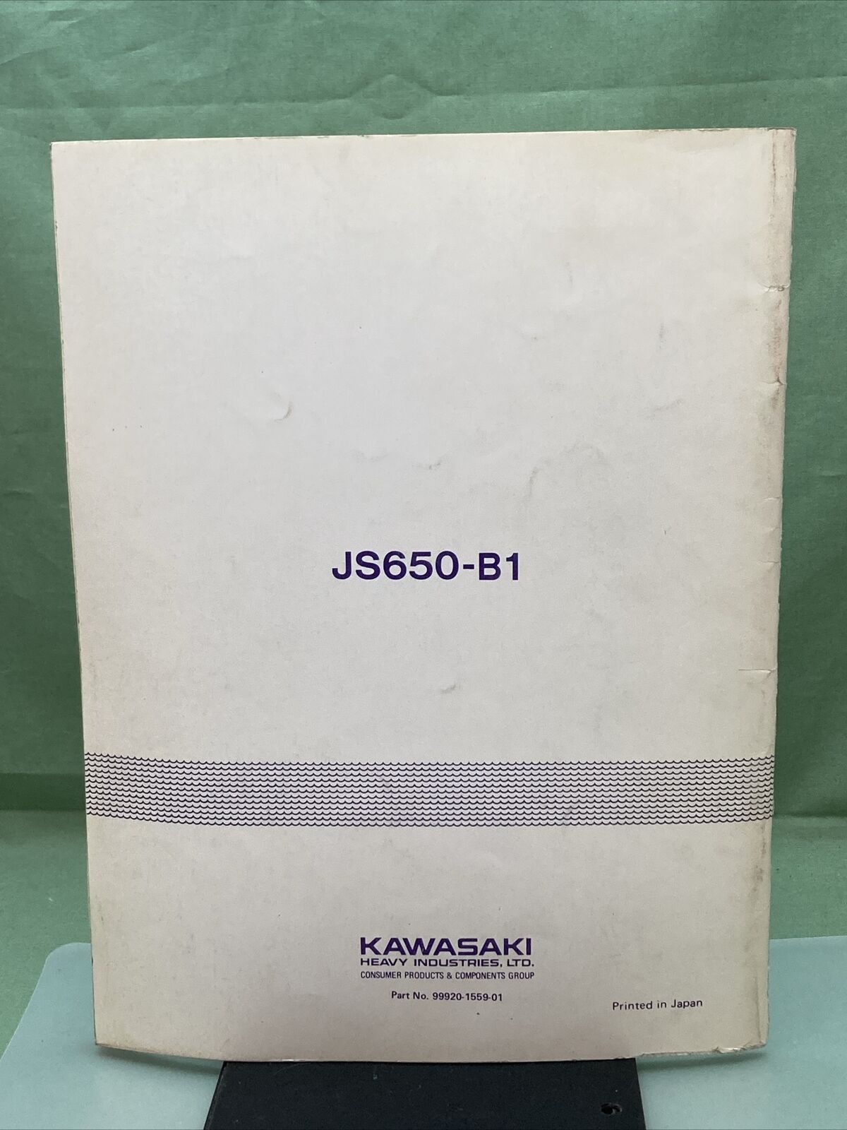 GENUINE KAWASAKI 99920-1559-01 JET SKI 650SX OWNER'S MANUAL