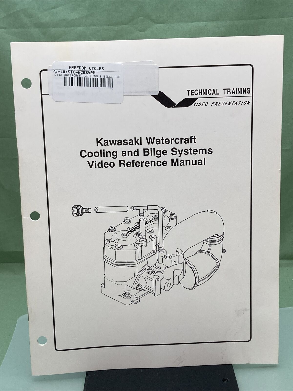 GENUINE KAWASAKI STC-WCBSVRM90 WTRCRFT COOLING AND BILGE SYSTEMS VIDEO REF MANL