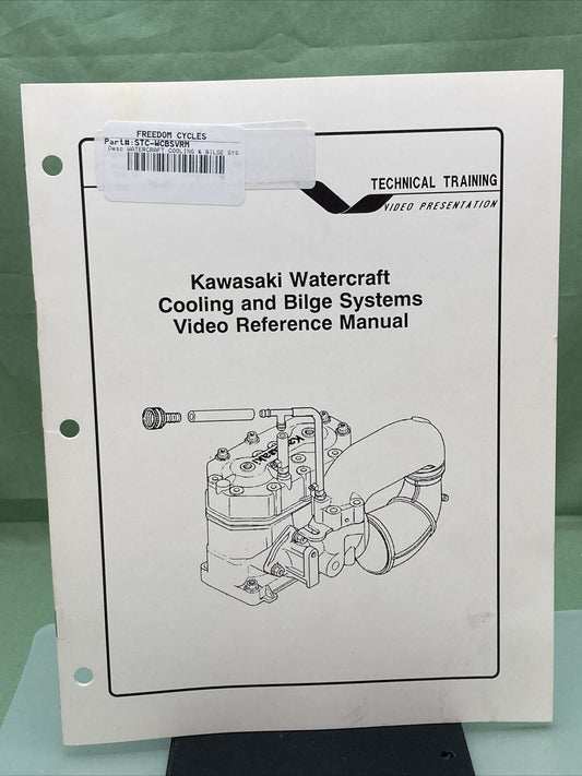 GENUINE KAWASAKI STC-WCBSVRM90 WTRCRFT COOLING AND BILGE SYSTEMS VIDEO REF MANL