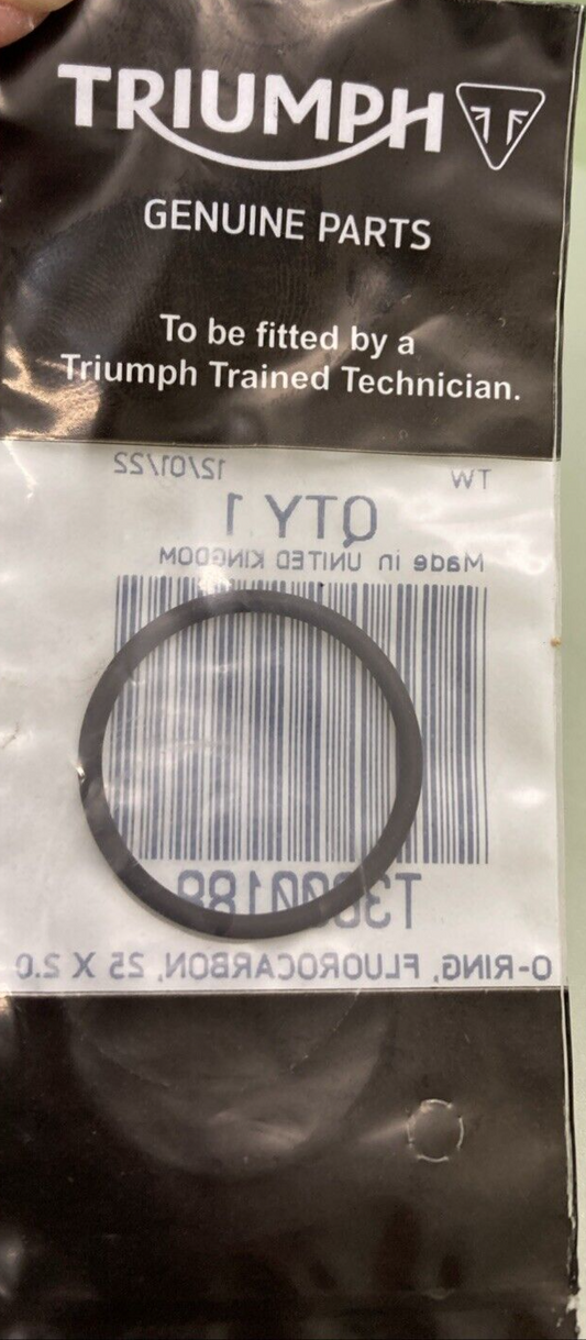 NEW GENUINE TRIUMPH  T3600188 O Ring, Fluorocarbon