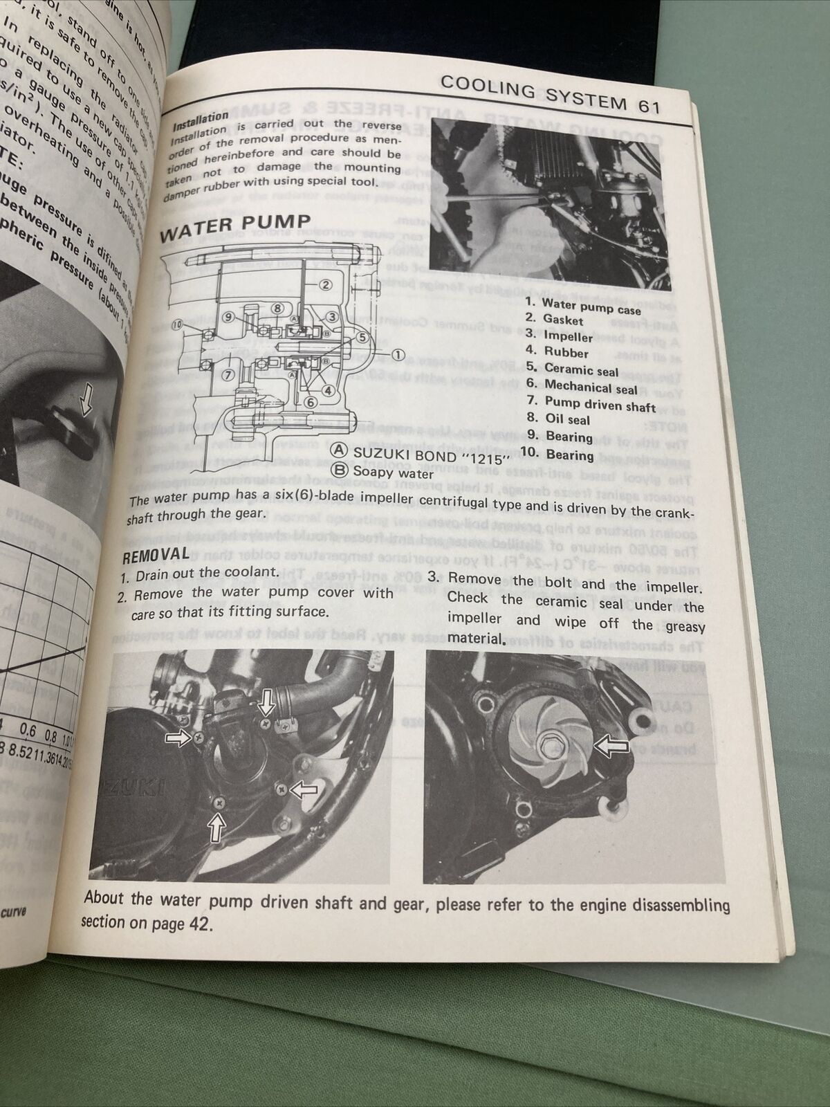 GENUINE SUZUKI 99011-14121-03A RM125 OWNER'S MANUAL '81