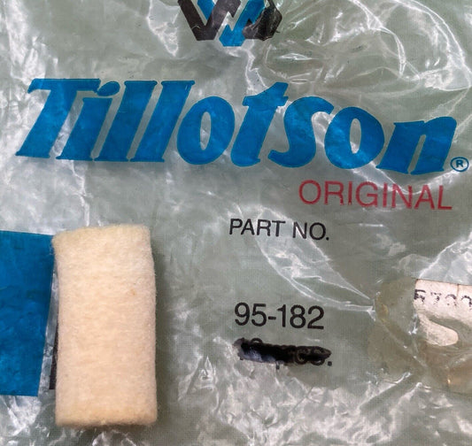 NEW GENUINE TILLOTSON 95-182 FUEL FILTER