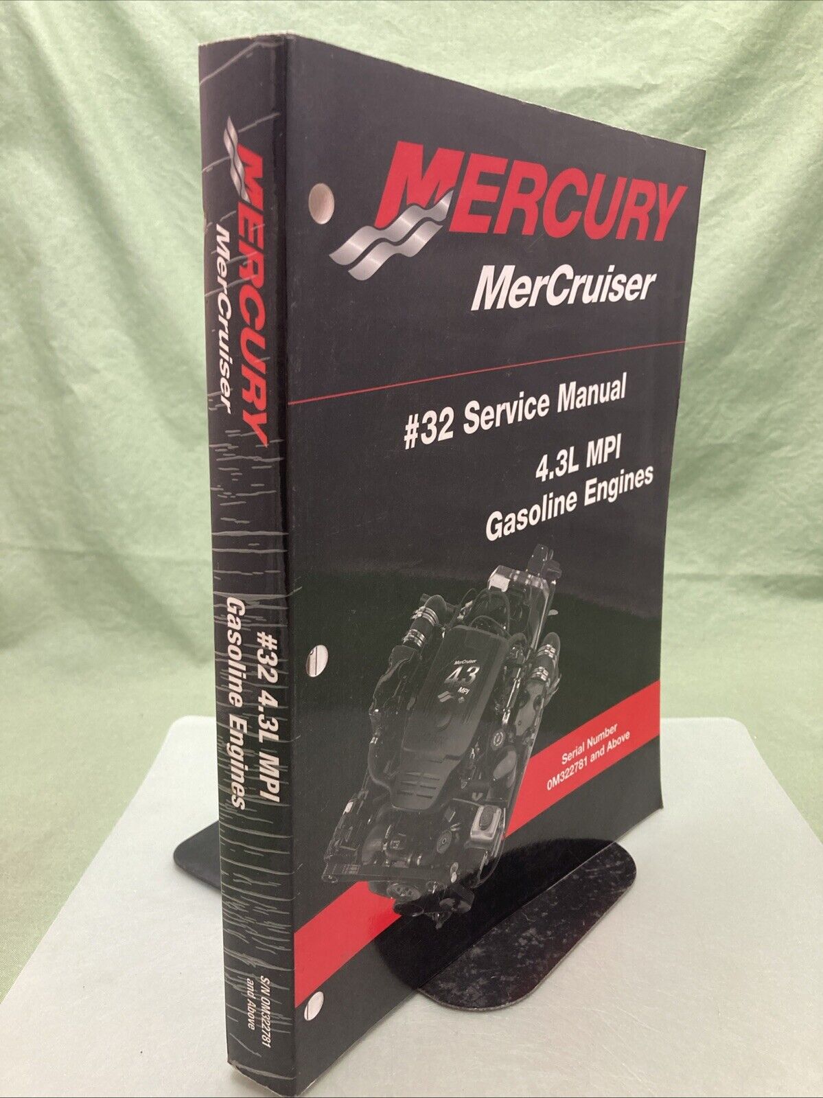 GENUINE MERCURY 90-864261 4.3L MPI GASOLINE ENGINES #32 SERVICE MANUAL 2001