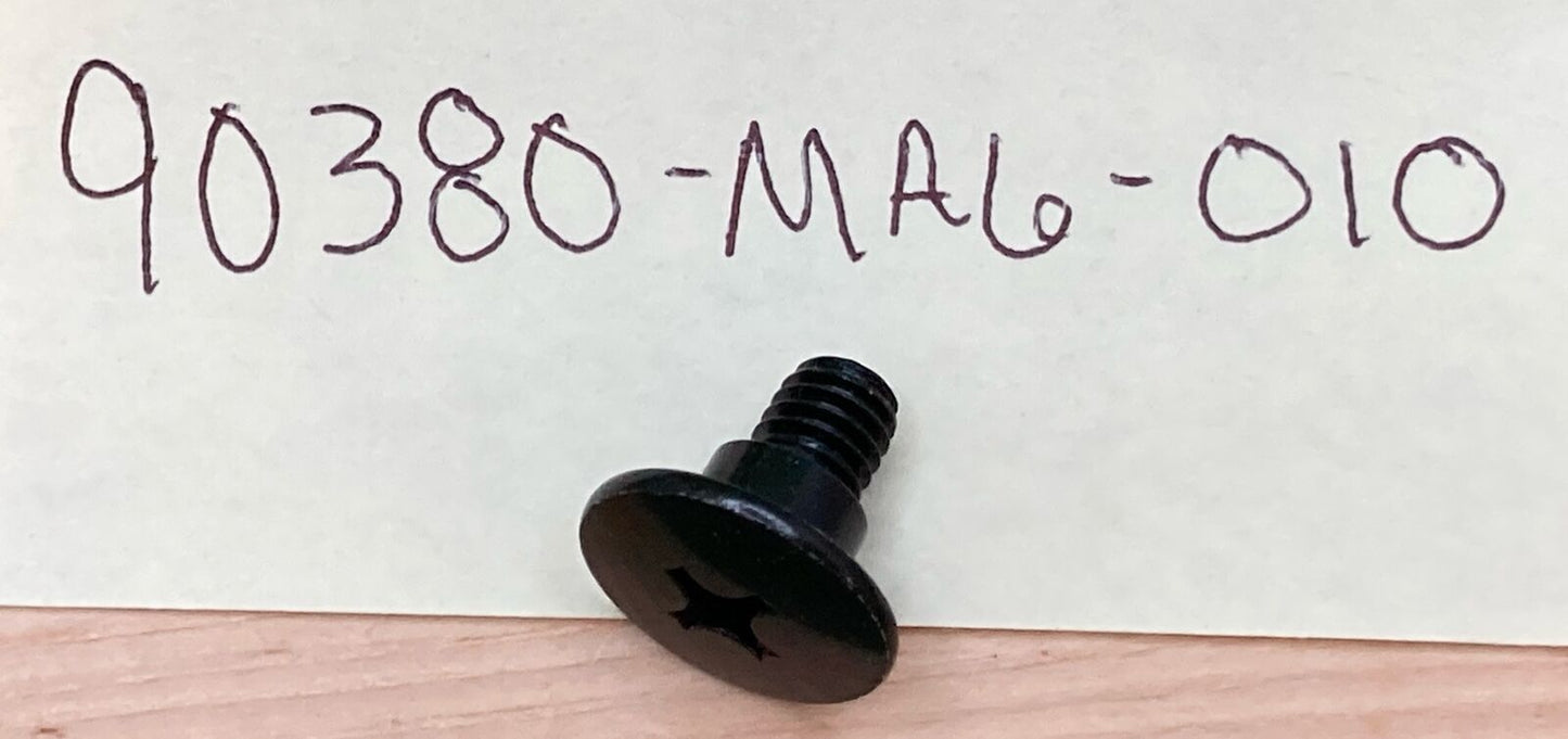 QTY 2 NEW REPLACES HONDA 90380-MA6-010 SCREW, SUPERSEDE 90380-MA6-000