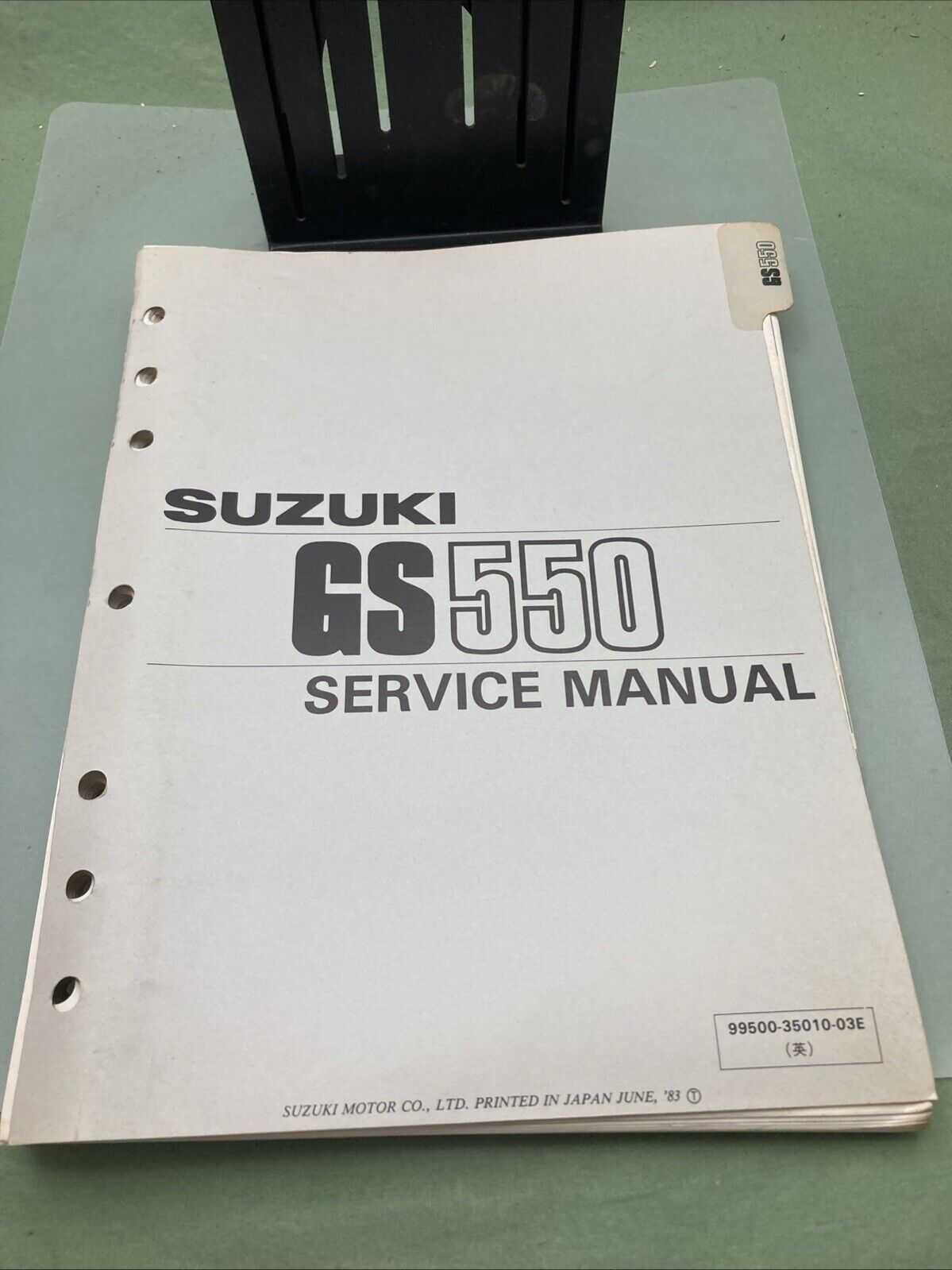 GENUINE SUZUKI 99500-35010-03E GS550 SERVICE MANUAL 1983