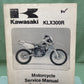 GENUINE KAWASAKI 99924-1200-51 SERVICE MANUAL SUPPLEMENT KLX300R