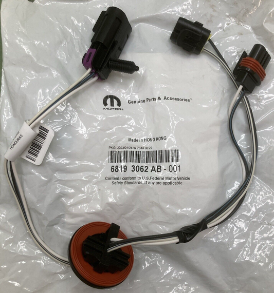 NEW GENUINE MOPAR 68193062AB Jumper Wiring HEADLAMP FITS '09-'24 RAM