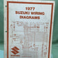 GENUINE SUZUKI 99923-00733 WIRING DIAGRAMS 1977