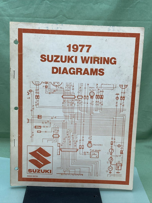 GENUINE SUZUKI 99923-00733 WIRING DIAGRAMS 1977